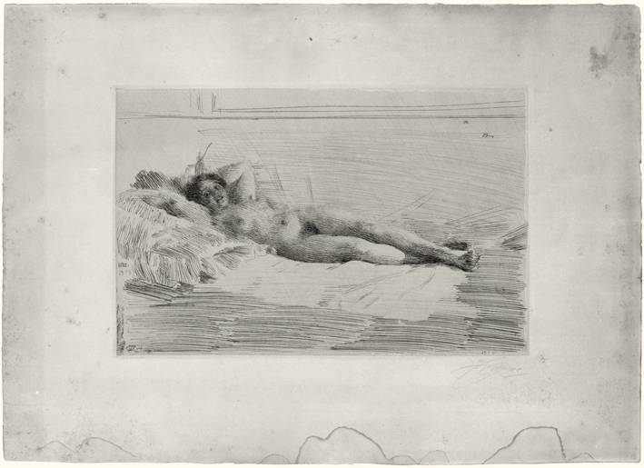  安德斯·莱奥纳德·佐恩 Anders Leonard Zorn —— 佐恩(素描) (46)